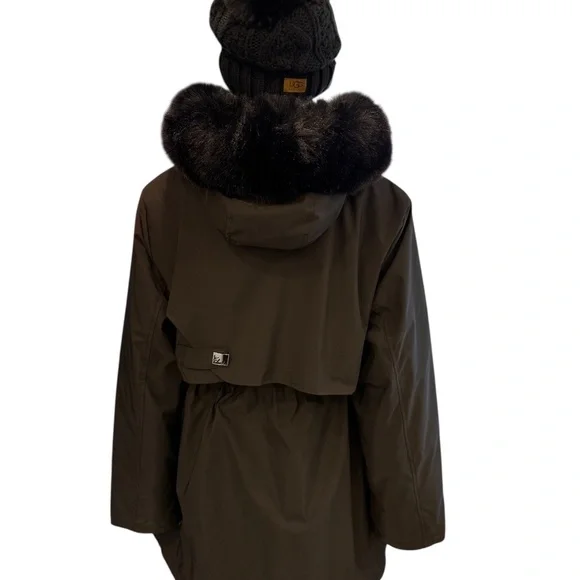 Women’s Hooded Mid-Length Jacket size XL - Picture 5 of 9